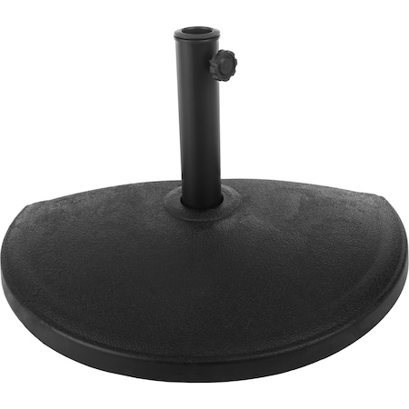 Pure Garden 32lbs Half Umbrella Base, Black 50-LG1356